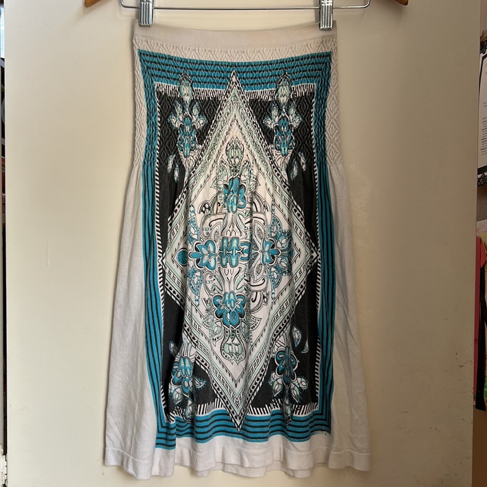 Cotton Smocked Strapless Sundress